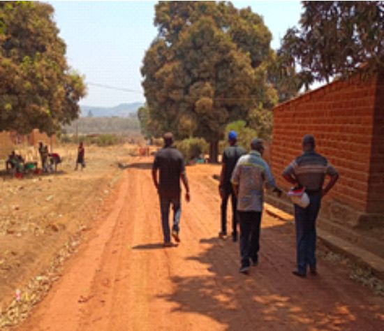 Road repairing in Kakontwe and Kampemba